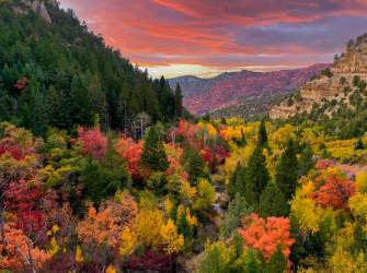 Yankee Meadow Road in Fall