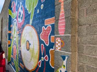 Shape Theory Ceramics Mural - Downtown Cedar City