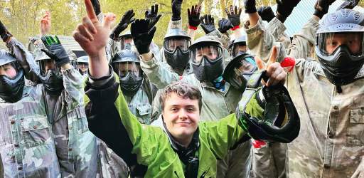 Hands up for Campaign Paintball & Laser Park