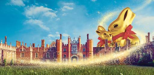 The Hampton Court Palace Lindt GOLD BUNNY Hunt