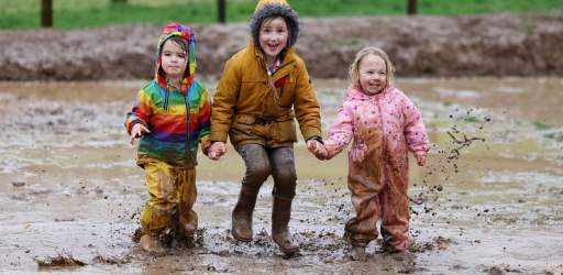Puddle Jumping at Godstone Farm