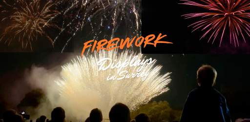 Firework displays in Surrey