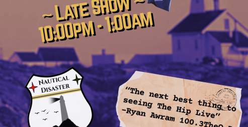 Canada's most authentic Tragically Hip Tribute act, Nautical Disaster - Live at The Queen's