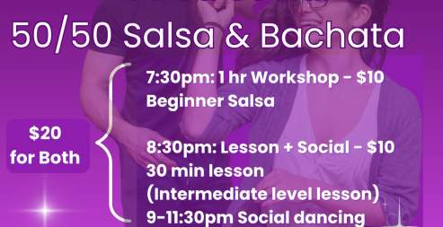 Salsa Workshop + Dance Social