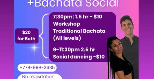 Bachata Workshop + Bachata/Salsa Social