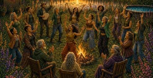 Summer Solstice Song Circle and Dinner with Humble Harmony