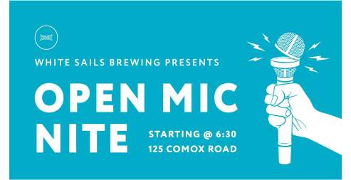 Open Mic Night at White Sails Brewing