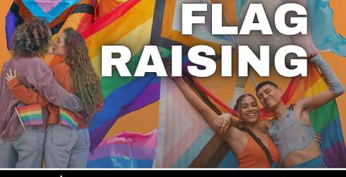 Pride Flag Raising