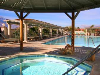 Blue hot springs