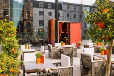 Orelle announce the opening of their new summer terrace in collaboration with Tanqueray