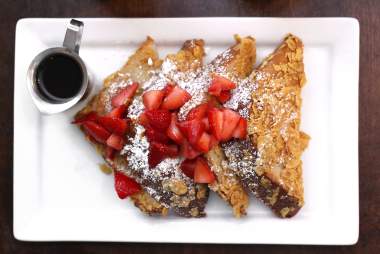 Syrup french toast