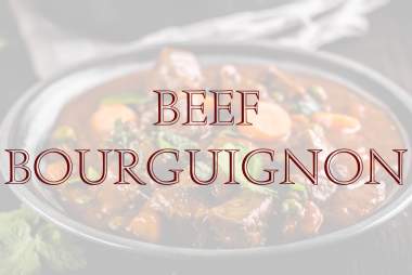 Cooking Class | Beef Bourguinon