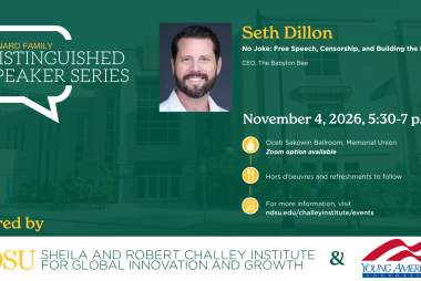 NDSU Menard Family Distinguished Speaker Series: Seth Dillon