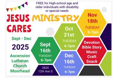 Serving and empowering persons with disabilities - JESUS CARES MINISTRY - Sept 16