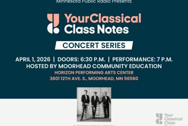 Minnesota Public Radio presents the trio Flipside Percussion, a Class Notes Concert