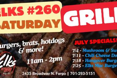 Elks #260 Saturday Grill (July)