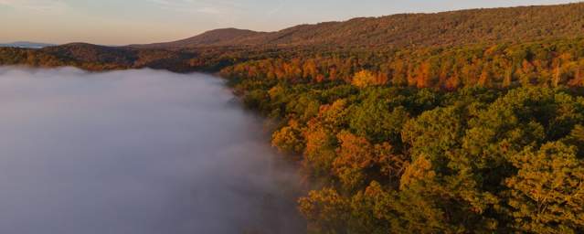 Allegany-County-Maryland-Sunrise Fall colors