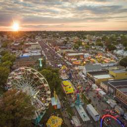 e is for everyone - Franklin Street - Fall Festival - Sunset