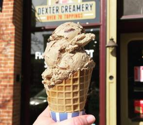 Ice cream at Dexter Creamery