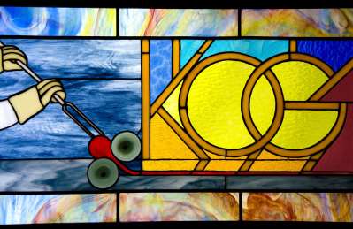 Kokomo Stained Glass Window