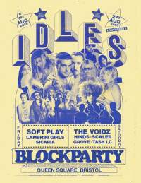 IDLES Block Party poster