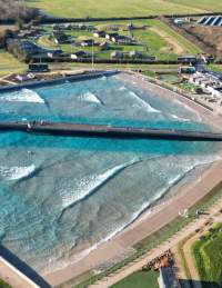 Aerial view of The Wave near Bristol - credit The Wave