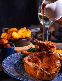 Sunday lunch roast chicken at Coppa Club in Clifton, Bristol - credit Coppa Club