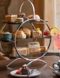 Afternoon tea at No. 4 Clifton Village in Bristol - credit Evoke Pictures