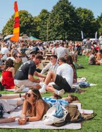 Crowd enjoying Feast On Festival