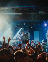 Students raving at Trinity Club night