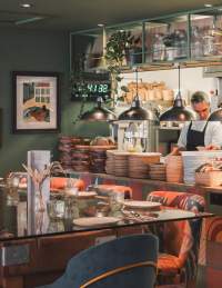 Restaurant interior at The Granary - credit The Granary