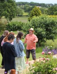 People inthe garden at The Pony Chew Valley in North Somerset near Bristol - credit Visit West