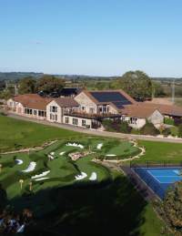 Mad Swans exterior/ golf club