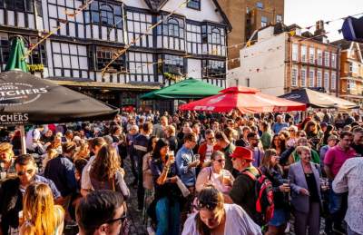 Old City Sounds 2024 on King Street in Bristol - Credit Julian Preece / Bristol City Centre BID
