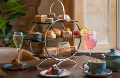 Afternoon tea at No. 4 Clifton Village in Bristol - credit Evoke Pictures