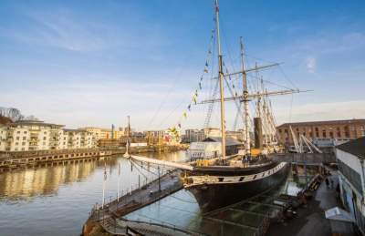 Exterior of the SS Great Britain at the Great Western Dockyard in Bristol - credit Brunel's SS Great Britain