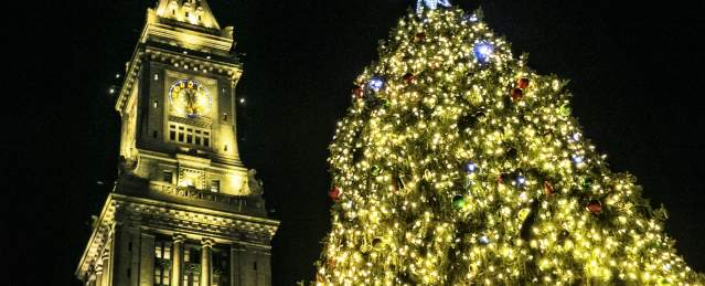 Boston's Holiday Lights Trail - Blink at Faneuil Hall Marketplace