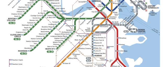 MBTA 'T' Map