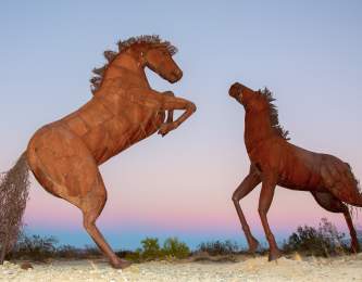 Borrego Springs Horse Sculptures