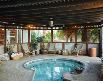 A mineral spa at The Springs Resort & Spa in Desert Hot Springs.