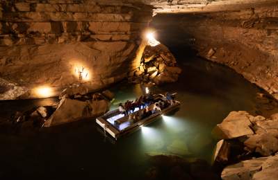 Lost River Cave 2023 Boat