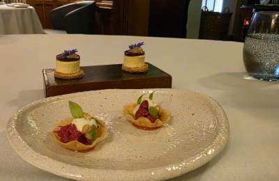 Beef Tartare and Bomber Cheese starter