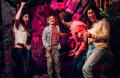 Mini Golf at Treetop Adventure Golf
