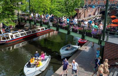 Brindleyplace - Canalside bridge