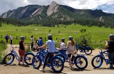 Electric Cruiser Bike Tour Boulder