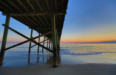 Atlantic Beach Pier Sunset