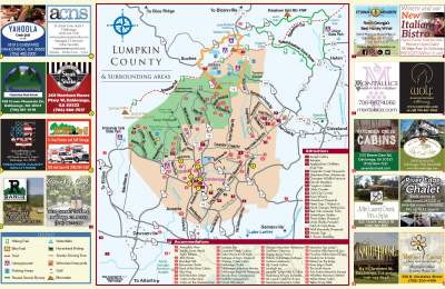 Lumpkin County Zoning Map Lumpkin County Map - Dahlonega Visitors Center