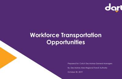 Workforce Transportation Opportunities