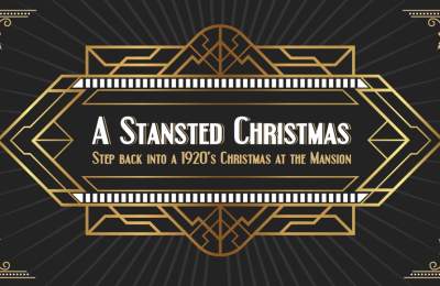 an advertisement for Stansted Christmas experience