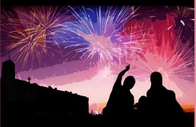 Hampers Green Fireworks flyer